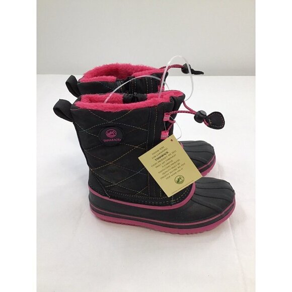Tamarack Girls Size 13 Ice Breaker Snow Boots 3M Thinsulate Pink Black Warm - Picture 5 of 8